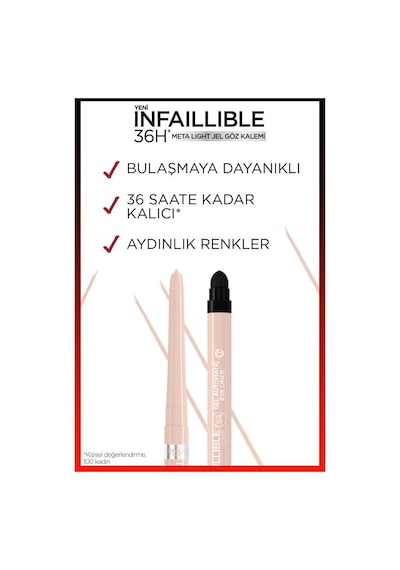 L'oreal Paris Infaillible Meta Light Jel Göz Kalemi Bright Nude
