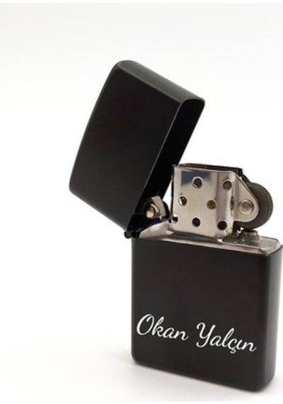 Kişiye Özel Zippo Tarzı Çakmak & Fosforlu Bukalemun Tesbih Hediye