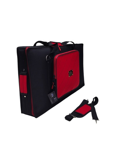 Xdj-rr Setup Için Uyumlu Çanta Soft Case Kılıf Siyah-kırmızı