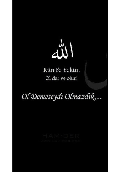 Ol Demeseydi Olmazdık Kanvas Tablo Canvas Hediyelik Duvar Dekarasyon Duvar Süsü Ölçü Seçiniz :