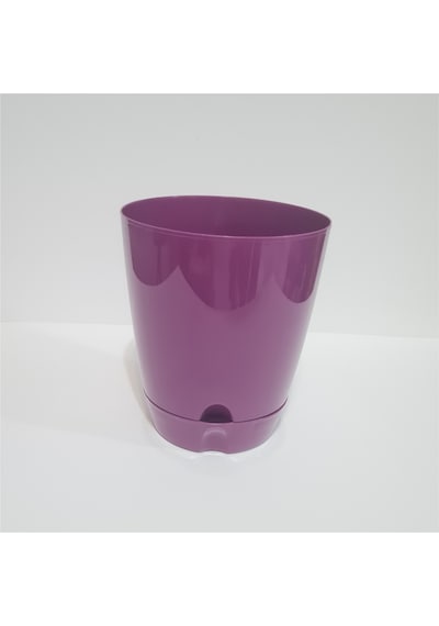 Plastik Tabaklı 20 Cm Saksı RENK