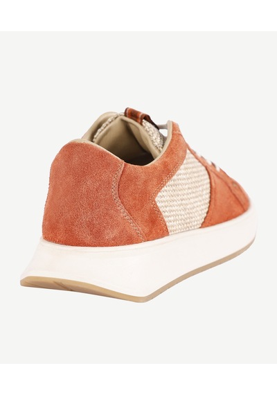 Yargıcı Hasır Detaylı Sneaker Kiremit
