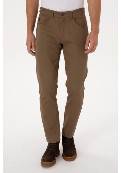U.S. Polo Assn. Erkek Slim Fit Spor Pantolon 2237562 %98 Pamuk Haki