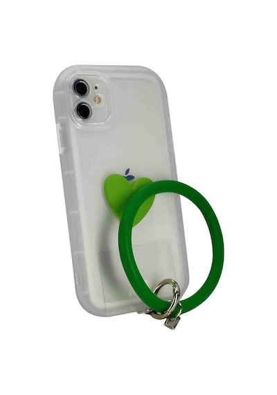 Apple Uyumlu iPhone 11 Nettech Halka Bilekli Seffaf Seri Arka 556740523