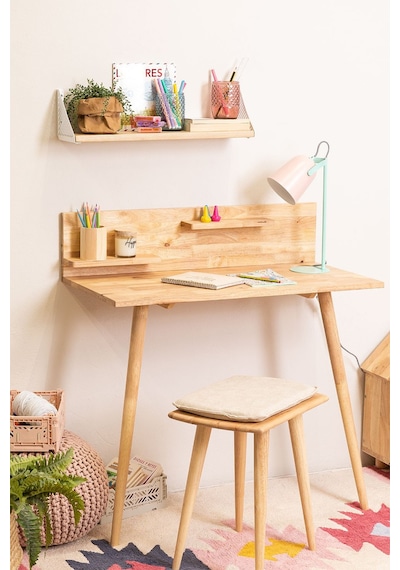 2 Ayaklı Basic Model Ahşap Çalışma Masası Ceviz