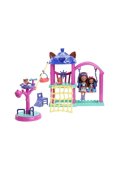 Enchantimals Oyun Parkı Seti 30 Cm 2 Bebek 3 Hayvan Figürü Ve Aksesuarlarıyla