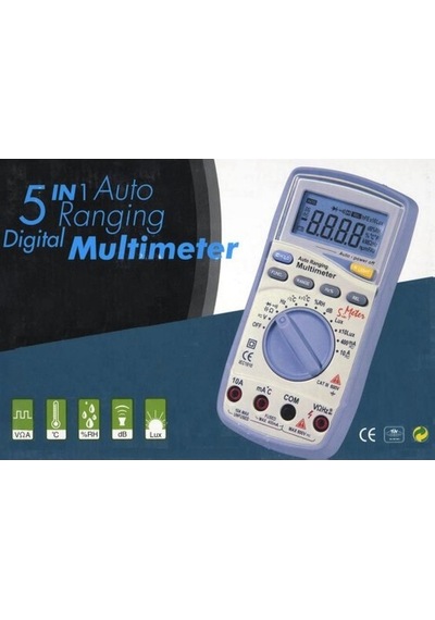 Mastech Ms8209 5 İn 1 Multi Sensörlü Otomatik Dijital Multimetre