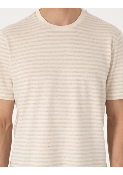 Pierre Cardin Erkek Bej Tişört 50303857-vr011 Bej