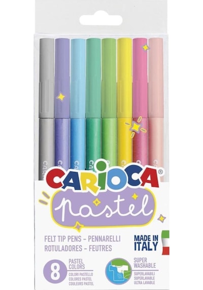 Pastel Yıkanabilir 8'Li Keçeli Kalem