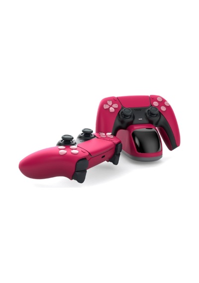 Ps5 Uyumlu Dualsense Şarj Istasyonu Ps5 Dualsense Charging Dock Stardust Kırmızı Çift Şarj