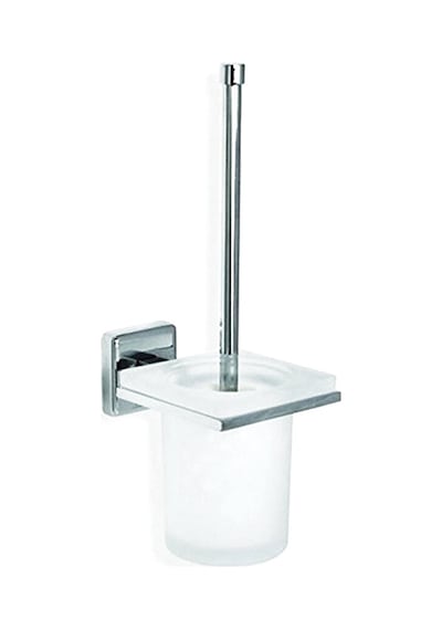 Çelik Banyo Klozet Fırçası Kumru Beyaz