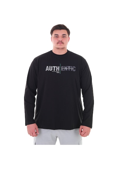 Erkek 115-155 Kilo Arası İçin Uygun Uzun Kol Bisiklet Yaka Mevsimlik Baskılı İnce Sweatshirt Siyah Erkek 115-155 Kilo Arası İçin Uygun Uzun Kol Bisiklet Yaka Mevsimlik Baskılı İnce Sweatshirt Siyah