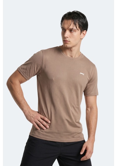 Slazenger Hardflex Erkek Vizon Tişört