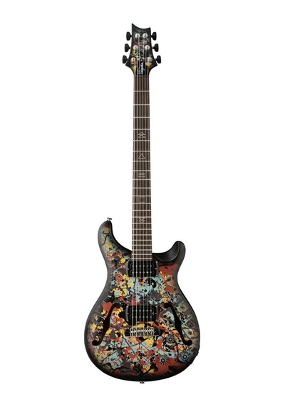 Prs Se Limited Edition Ed Sheeran Hollowbody Elektro Gitar Cosmic Splash 104081125702