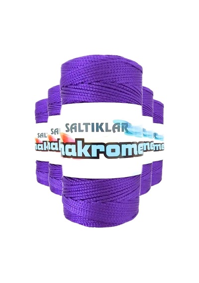 Ers 5 Adet Polyester Makrome İpi 4250 Mor 100 Gr