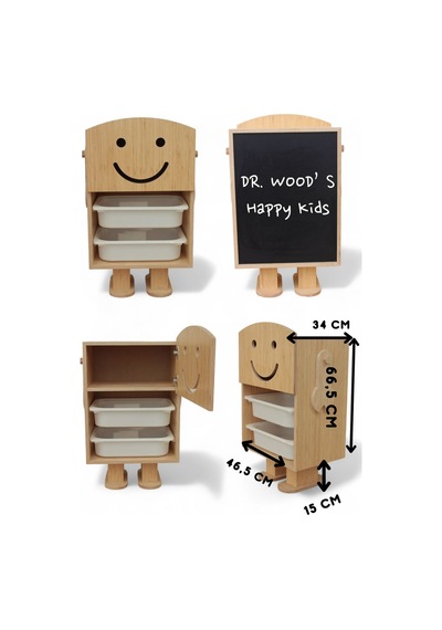 Dr. Woods Robot Dolap - 1 Ahşap
