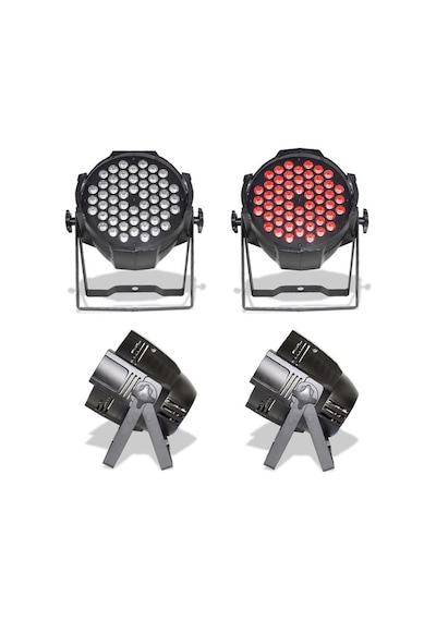 Dj Pro Lp-54rgb 54x3 Watt 3ın1 Full Rgb Led Par Işık 2li Hazır Paket