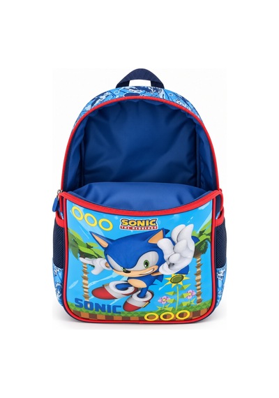 Sonic Mavi Kirpi İlkokul Okul Çantası Çocuk Öğrenci Sırt Çantası Karakter Temalı 35 X 25 X 16 Çok Renkli