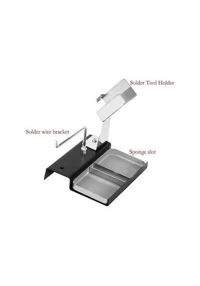 Havya Sehpası - Havya Standı Metal Lehim Makara Tutuculu 103x110 Mm Süngerli