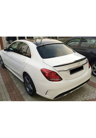 Mercedes C Class W205 Spoiler Piano Siyah Plastik 2014-2021 Arası