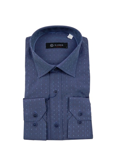 Erkek Slim Fit Gömlek 9319 009319 İndigo