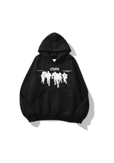Tarzsokak Unisex Chaos Sweatshirt Siyah