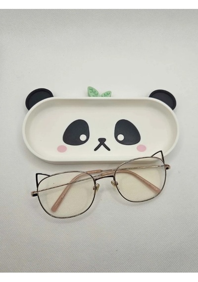 Panda Karakterli Figür Tasarımlı Gözlük Tutucu Ve Çok Amaçlı Organizer