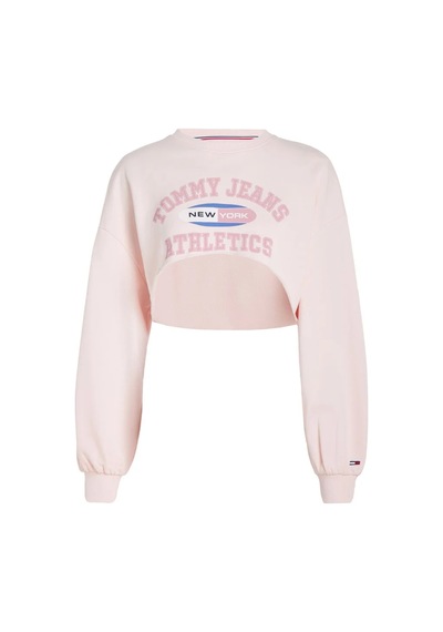 Tjw Ultr Crp Tj Ath Crew Sweatshirt Pembe