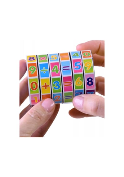 Eğitici Matematik Silindiri 4 İşlem Öğretici Zeka Geliştirici Oyuncak Çocuklar İçin Matematik Rulosu
