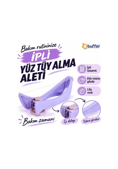 Ergonomik Epilasyon Aleti İle Pratik İple Tüy Alma Makinesi