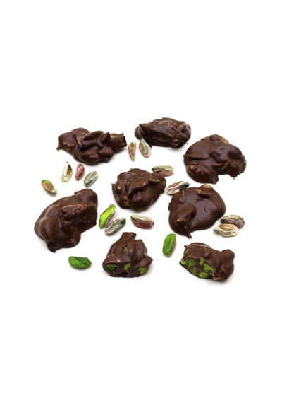 Dark Brown Roş Çikolata Antep Fıstıklı Sütlü Roche Çikolatası 500 Gram