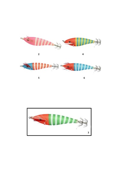 Captain 3004 Kalamar Zokası 8cm Zebra Squid