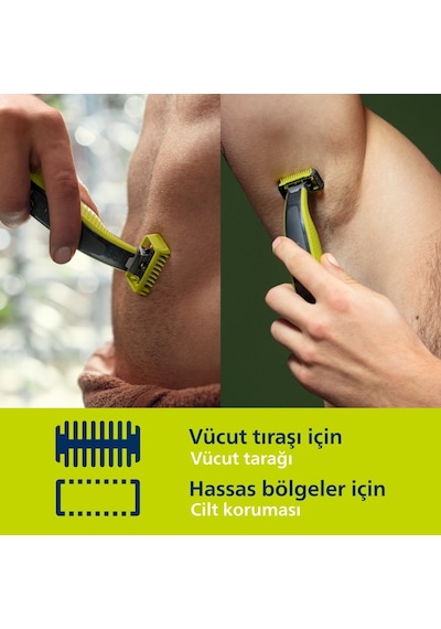 Philips Qp2824/10 Oneblade Yüz Ve Vücut Şekilendirici