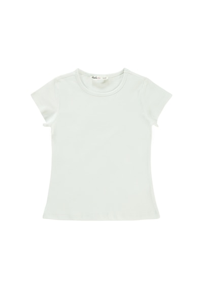 Civil Girls Kız Çocuk Tişört 2-5 Yaş Ekru 18330g34124s1-9 Ekru