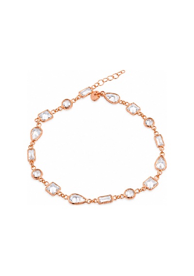 Zirkon Taşlı Bileklik 718550 Rose Gümüş