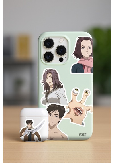 Kiseijuu Parasyte Anime Telefon Laptop Bullet Journal Yapışkanlı Folyo Sticker Paketi 25 Adet Çok Renkli
