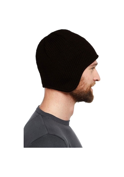 Siyah Fonem Içi Polar Bere Full Protection Siyah