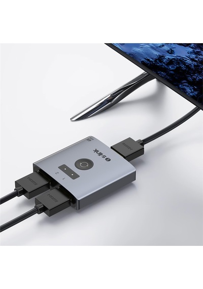 S-link Sl-lu602 2-port 4k 60hz Hdmı Çift Yönlü Bi-directional Akıllı Switch