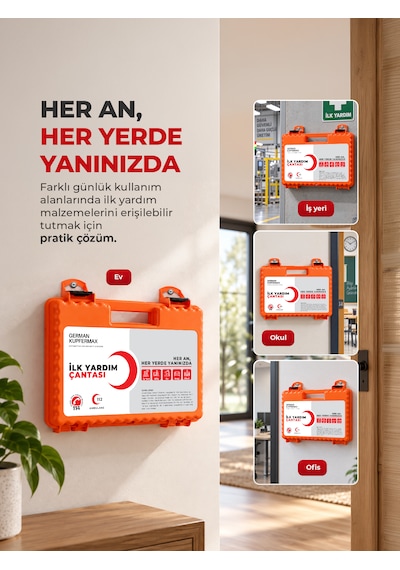 Ilk Yardım Çantası Araç Ev Ofis Ve Işyeri Için Acil Durum Seti