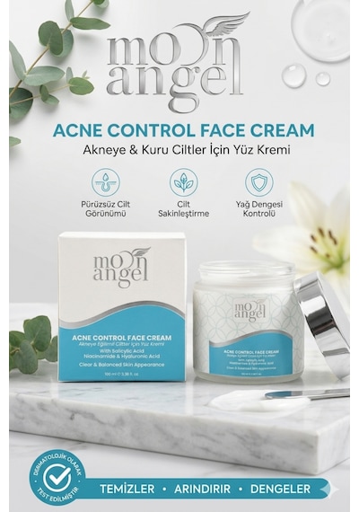 Acne Control Krem Akneye Eğilimli Ciltler İçin Nemlendirici Yüz Kremi Niacinamide & Hyaluronic Acid