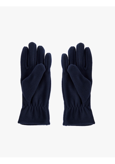 Koton Polar Eldiven Manşetleri Lastik Detaylı Lacivert 6wam50012aa Lacivert