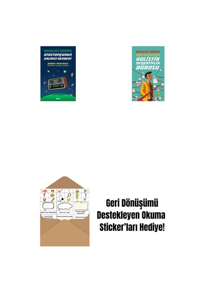 Otostopçunun Galaksi Rehberi - Radyo Tiyatrosu + Dirk Gently'nin Holistik Dedektiflik Bürosu + Okuma Sticker'ları
