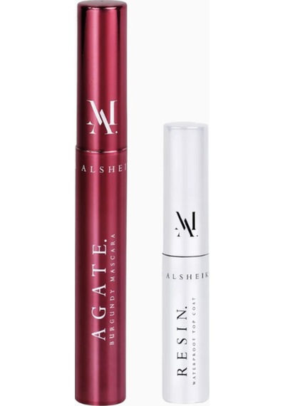 The Colored Perfect Match Kit, Agate Maskara Ve Resin Şeffaf Topcoat Bronz 3039