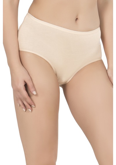 Özkan Underwear Özkan 23922 3'lü Paket Kadın Pamuklu Modal Esnek Yumuşak Yüksek Bel Bato Külot Ten