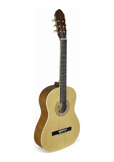 Victor Klasik Gitar Seti Naturel Renk Mat Cila