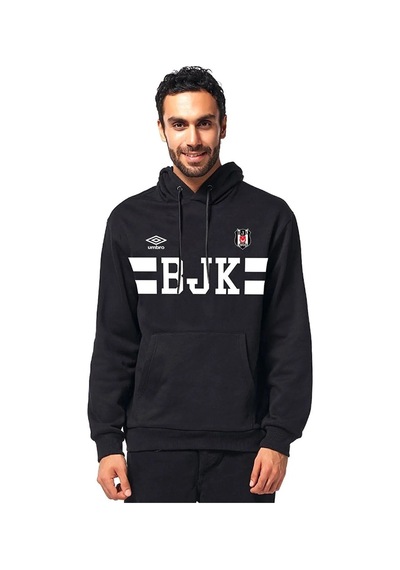 Beşiktaş Lisanslı Kapüşonlu Sweatshirt Siyah