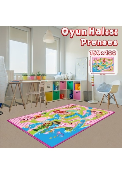 Akar Oyuncak Oyun Halısı Prenses 150 x 100 cm 05-732