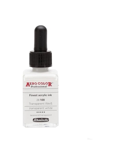 Schmincke Aero Color Transparan Beyaz Mürekkep 28ml