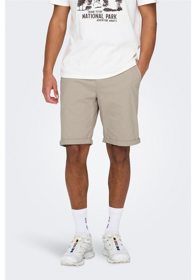 Only & Sons Onspeter Lıfe Regular 0013 Shorts Noos Erkek Bej Şort - 22027905 Bej