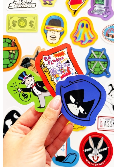 The Dump Iv Eğlenceli Sticker Koleksiyonu 30 Parça Laptop Telefon Termos Etiket Seti